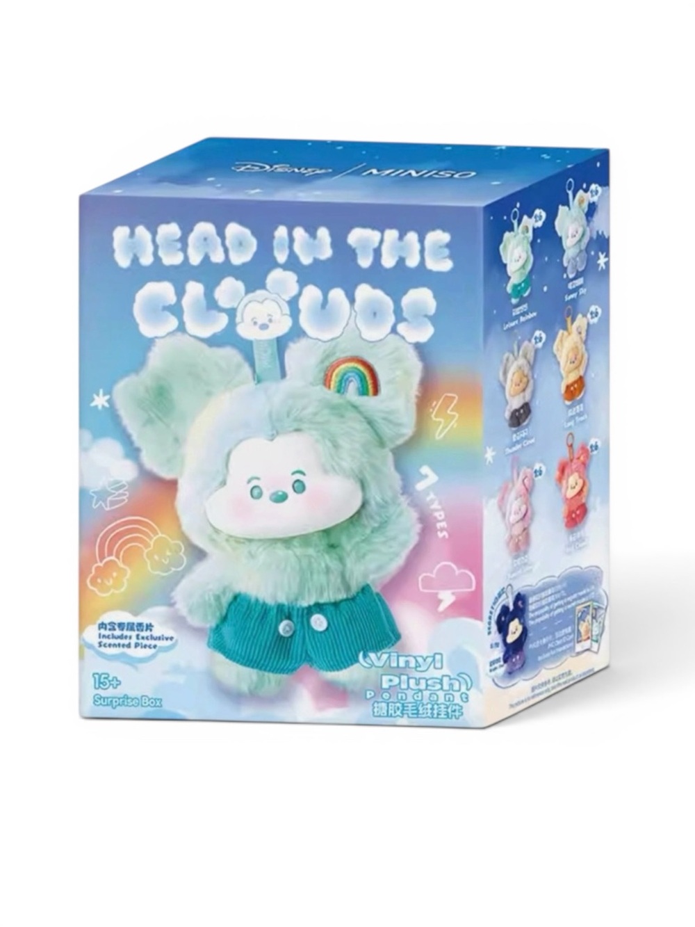 Disney x Miniso Mickey Head in the Clouds Blind Box Plush NWT